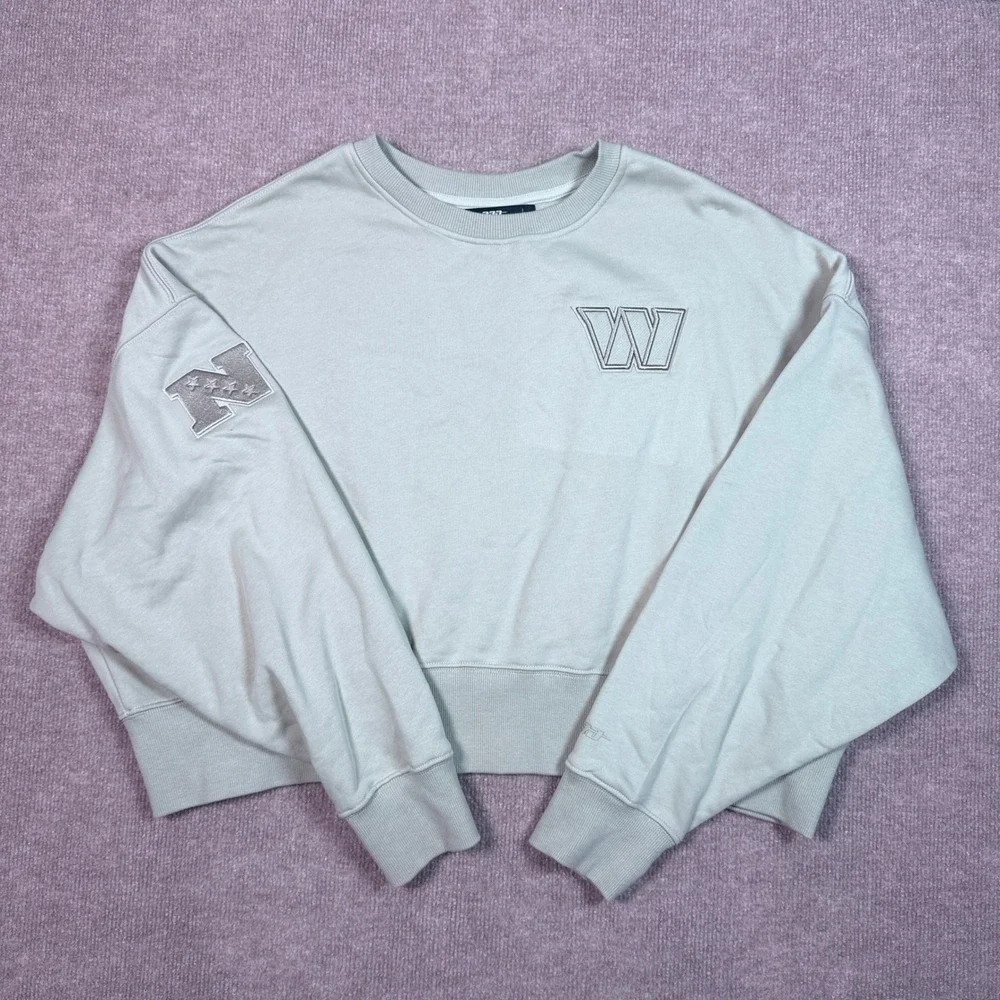 Pro Standard Washington Commanders Cropped Sweatshirt Green Womens Medium NFL